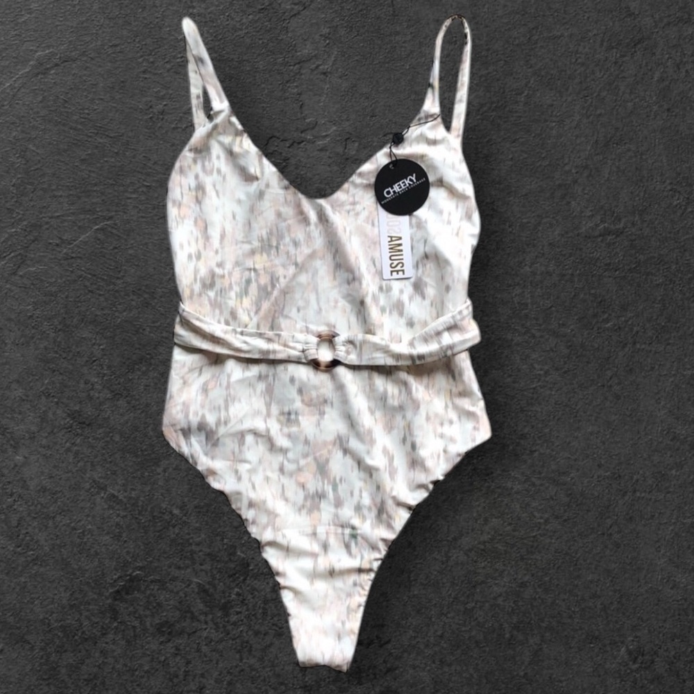 Amuse Society Patola One Piece Swimsuit Revolve White Multicolored Medium